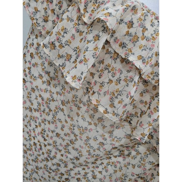 NEW Torrid Women's Floral Print Chiffon Ruffled One Shoulder Top Size 4x - Picture 10 of 11